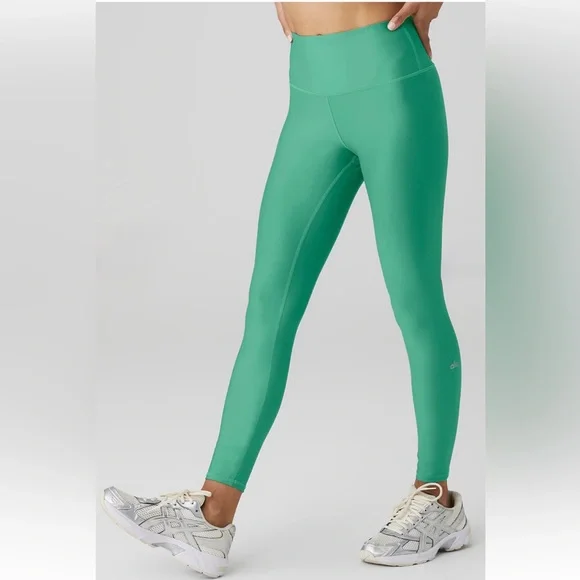 Alo Yoga 7/8 High Waist Airlift Legging in Lettuce Green Size Medium - Picture 2 of 12
